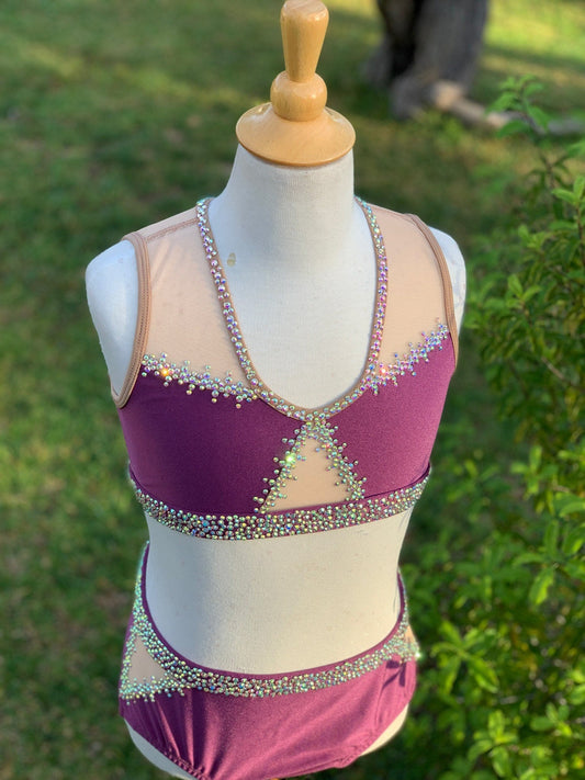 READY-TO-SHIP // Adult X-Small // Purple Jazz Dance Costume