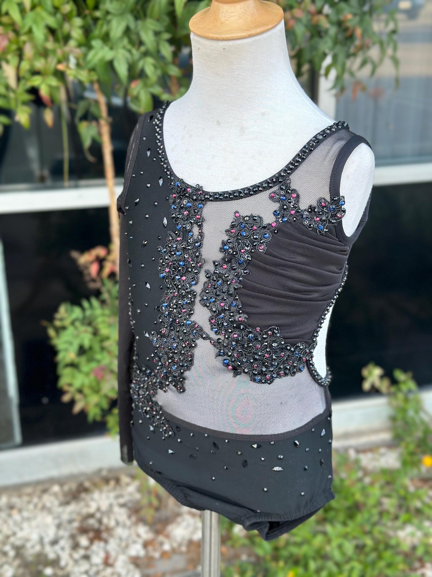READY-TO-SHIP // Child X-Small/Small // Black Dance Costume
