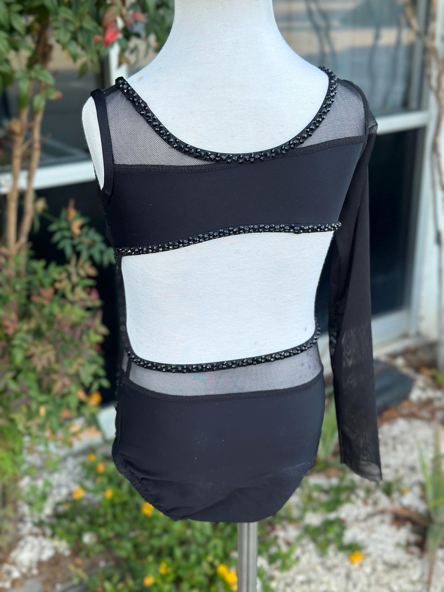 READY-TO-SHIP // Child X-Small/Small // Black Dance Costume