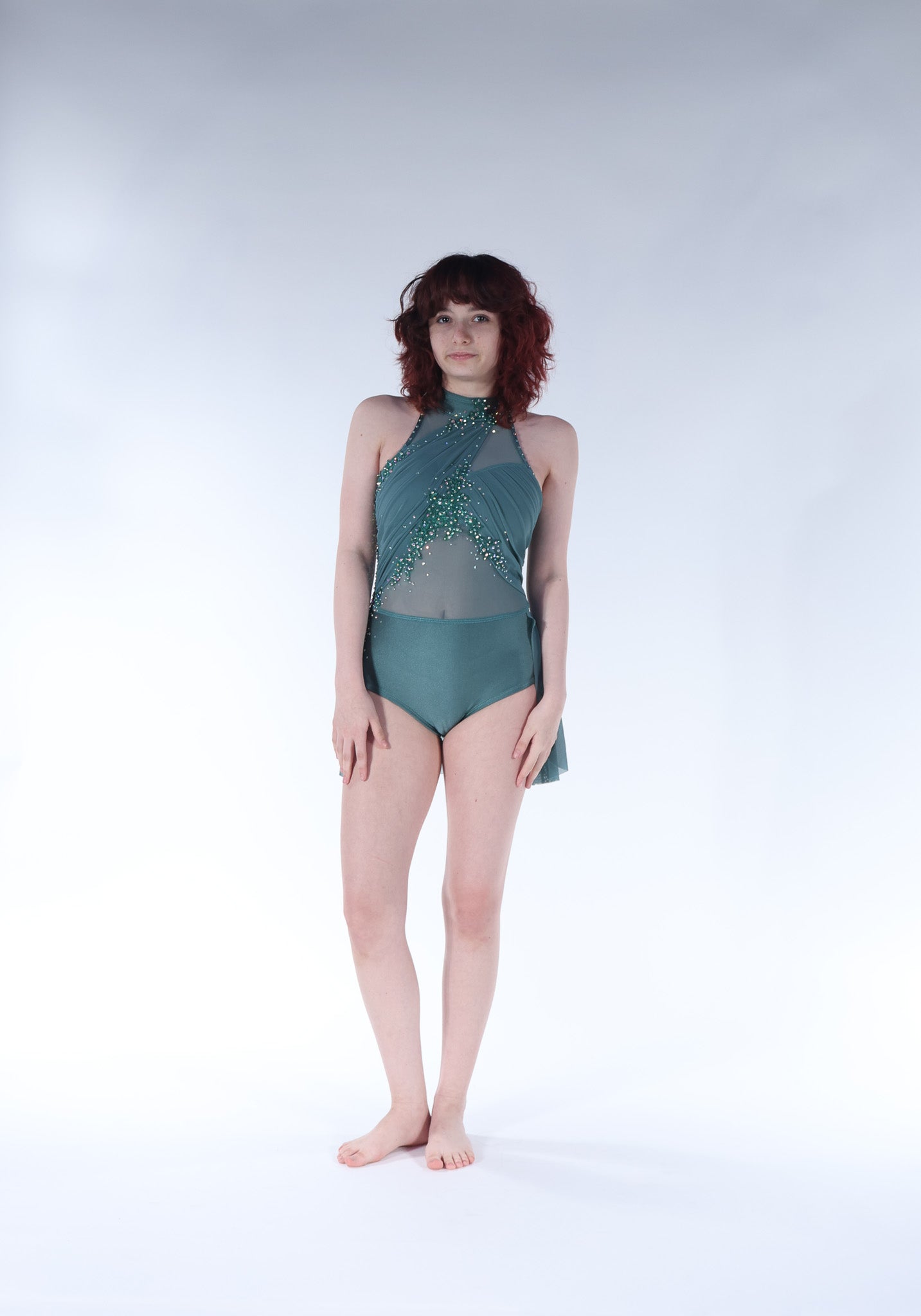 READY-TO-SHIP // Child Large // Green Lyrical Costume