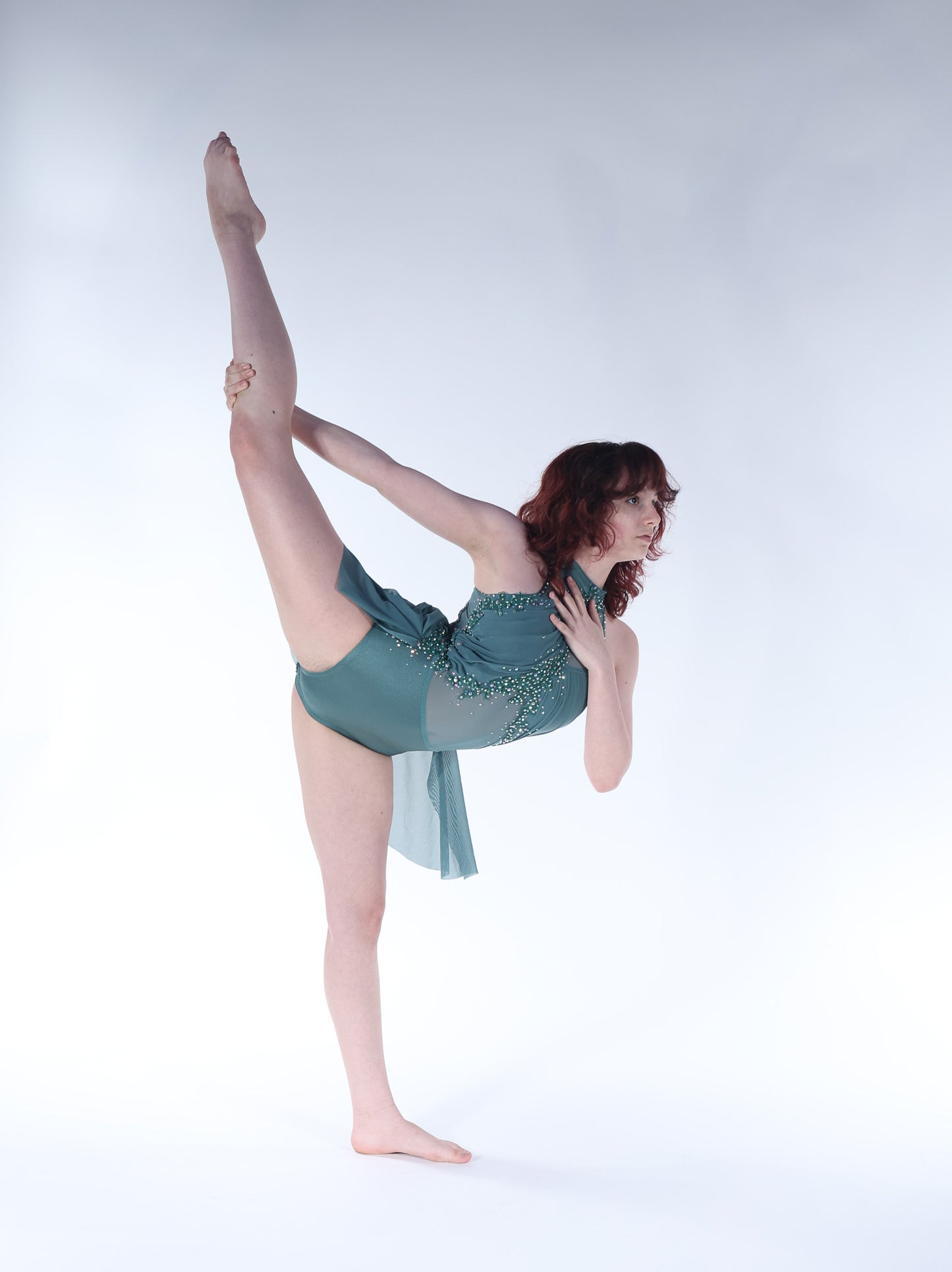 READY-TO-SHIP // Child Large // Green Lyrical Costume