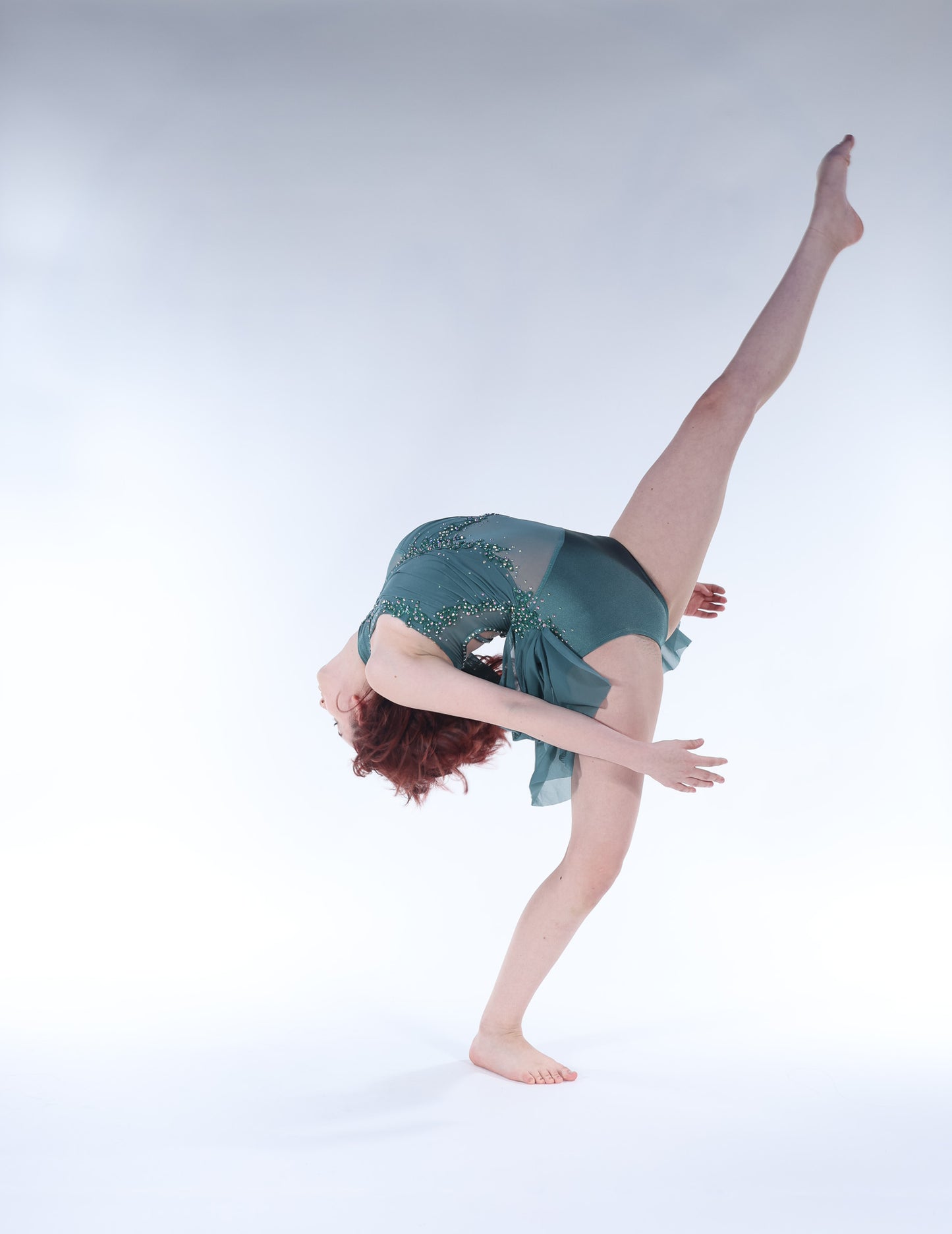 READY-TO-SHIP // Child Large // Green Lyrical Costume