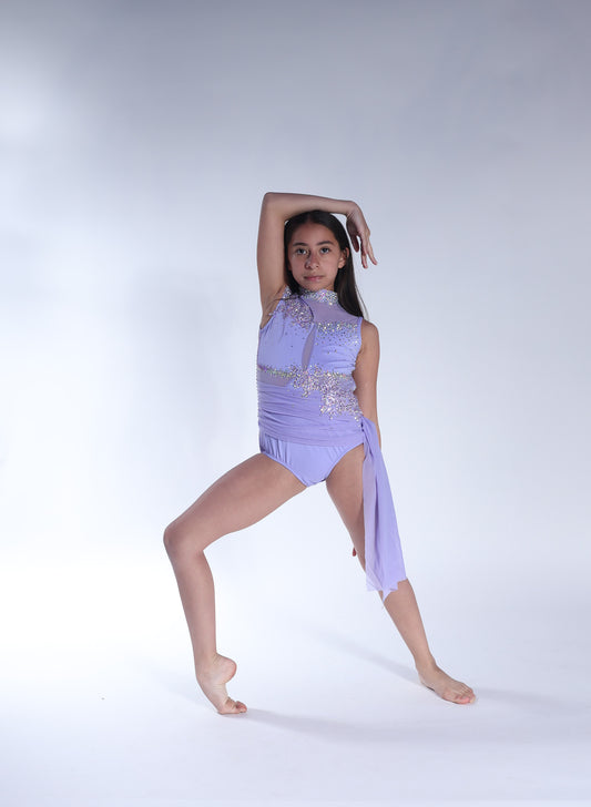 Lilac Lyrical Dance Costume, Child Medium/Large