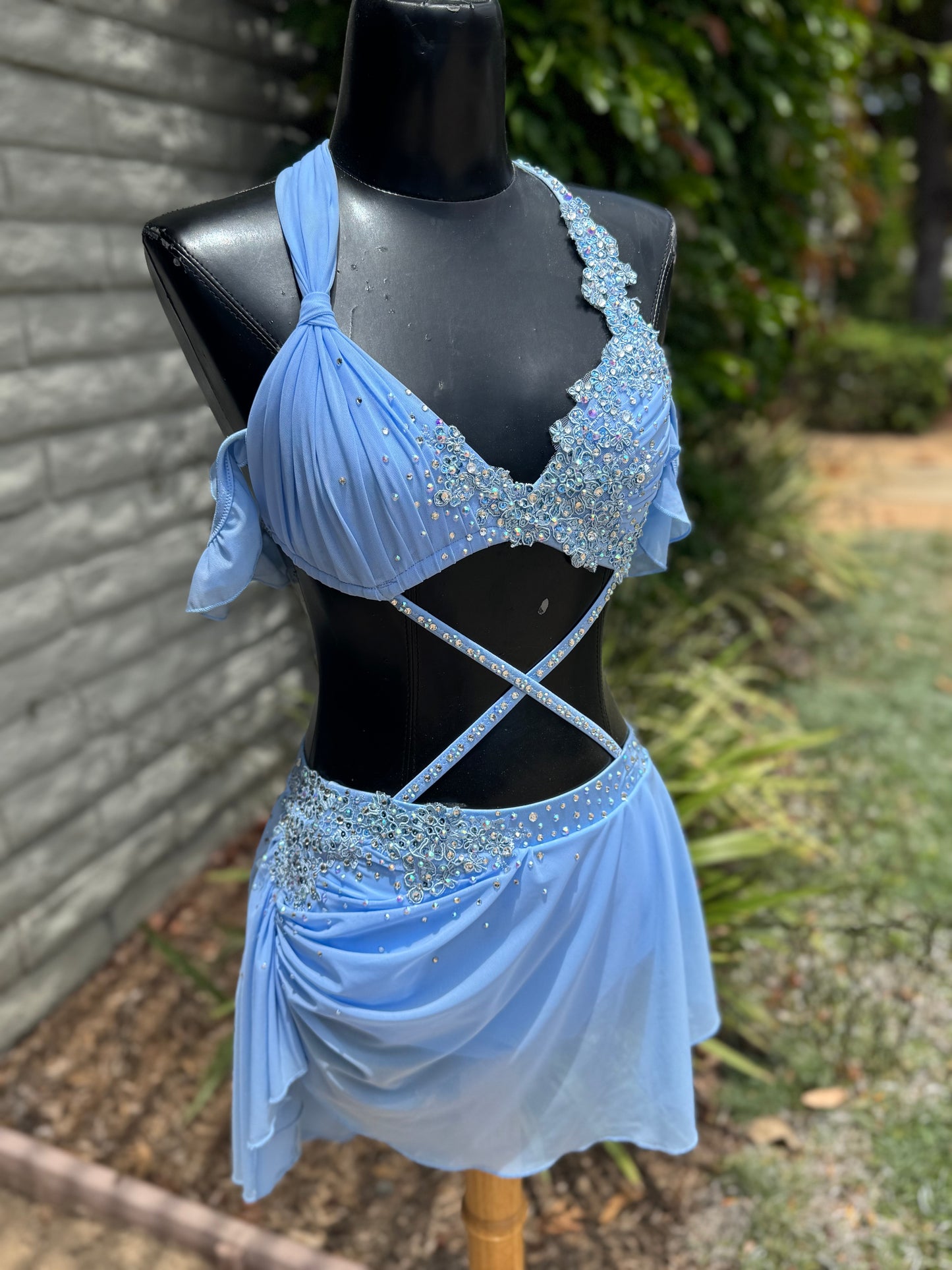 READY-TO-SHIP // Adult X-Small // Blue Lyrical Costume