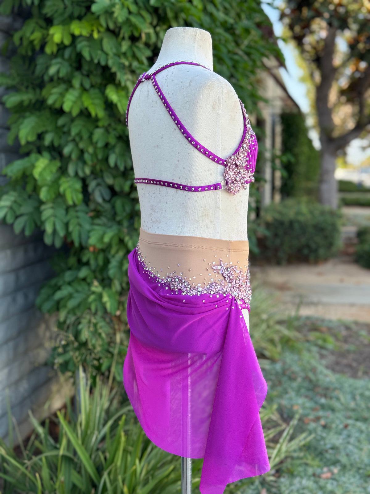 Rosebud Triangle Top Two-Piece, Size Adult X-Small