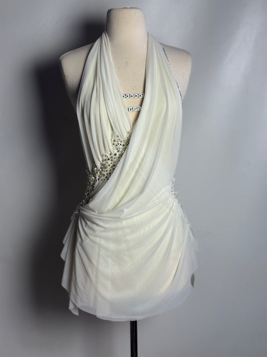 Ivory Lyrical Dance Dress, Size Adult Small