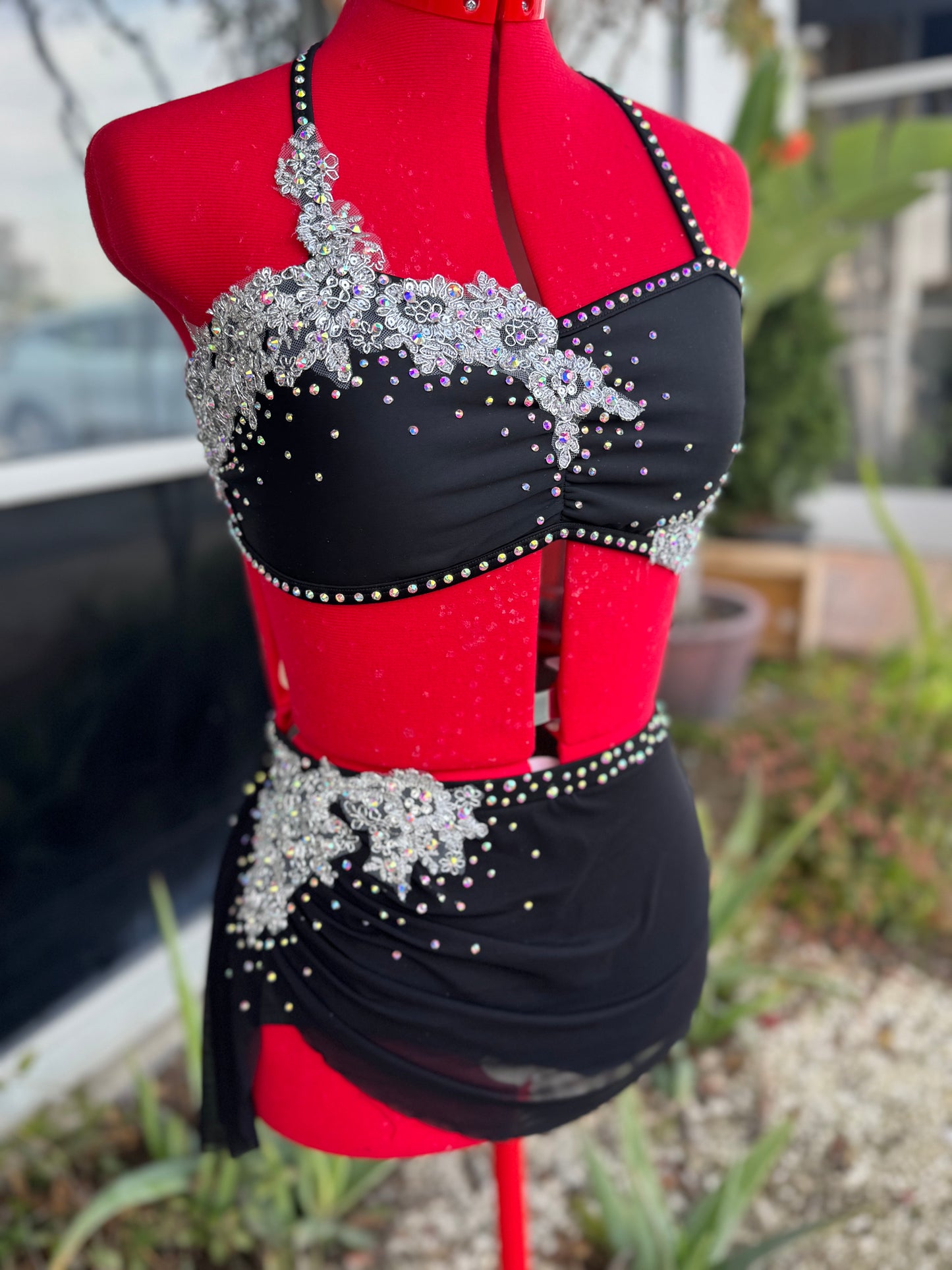 READY-TO-SHIP // Adult Small // Black Lyrical Costume