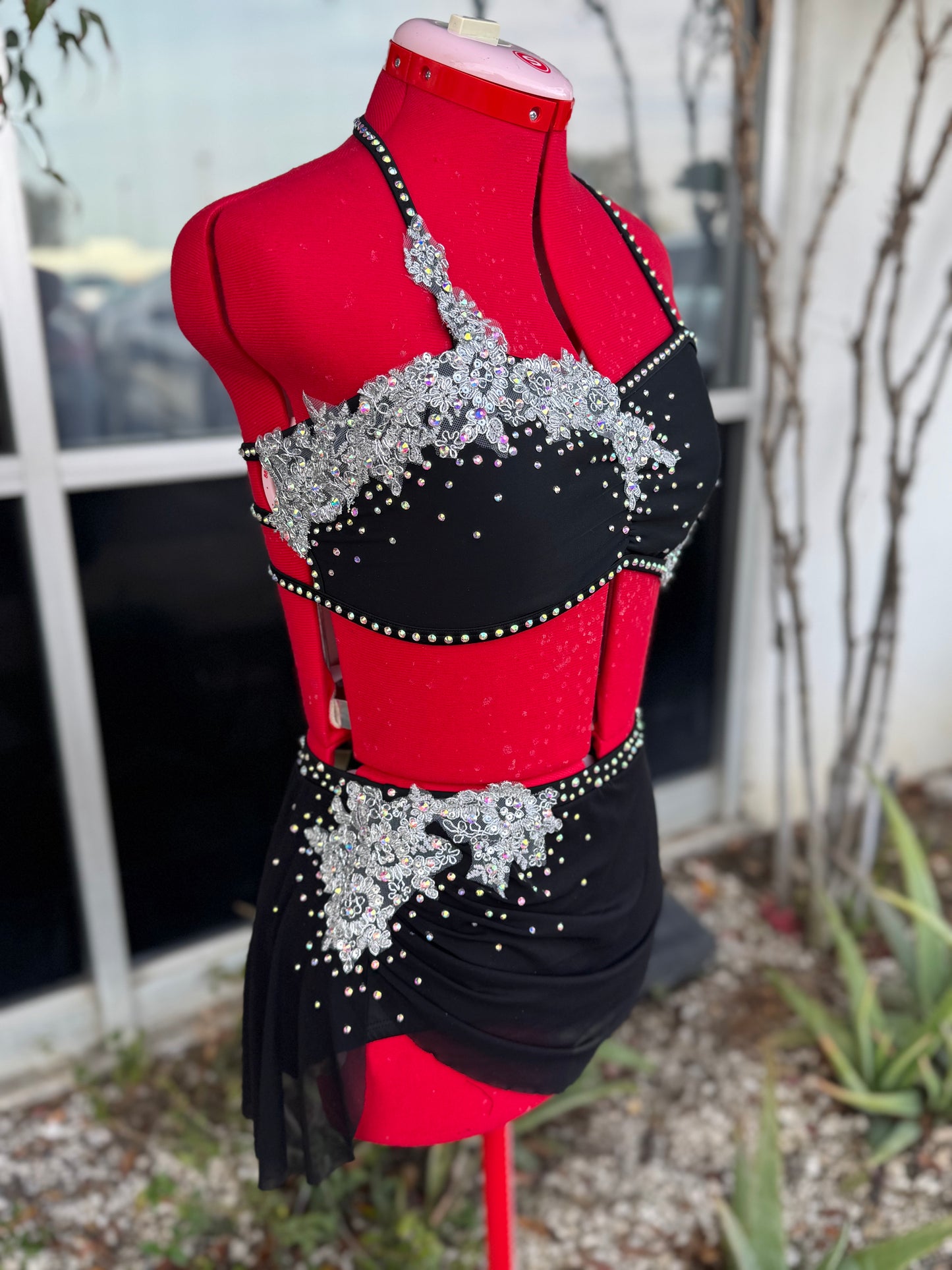 READY-TO-SHIP // Adult Small // Black Lyrical Costume