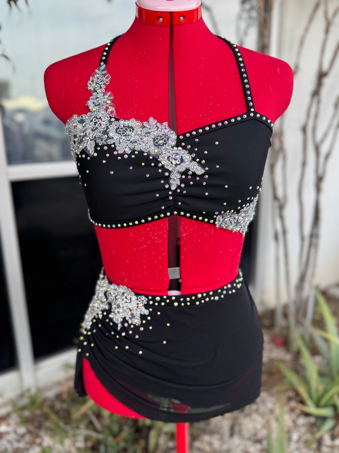 READY-TO-SHIP // Adult Small // Black Lyrical Costume