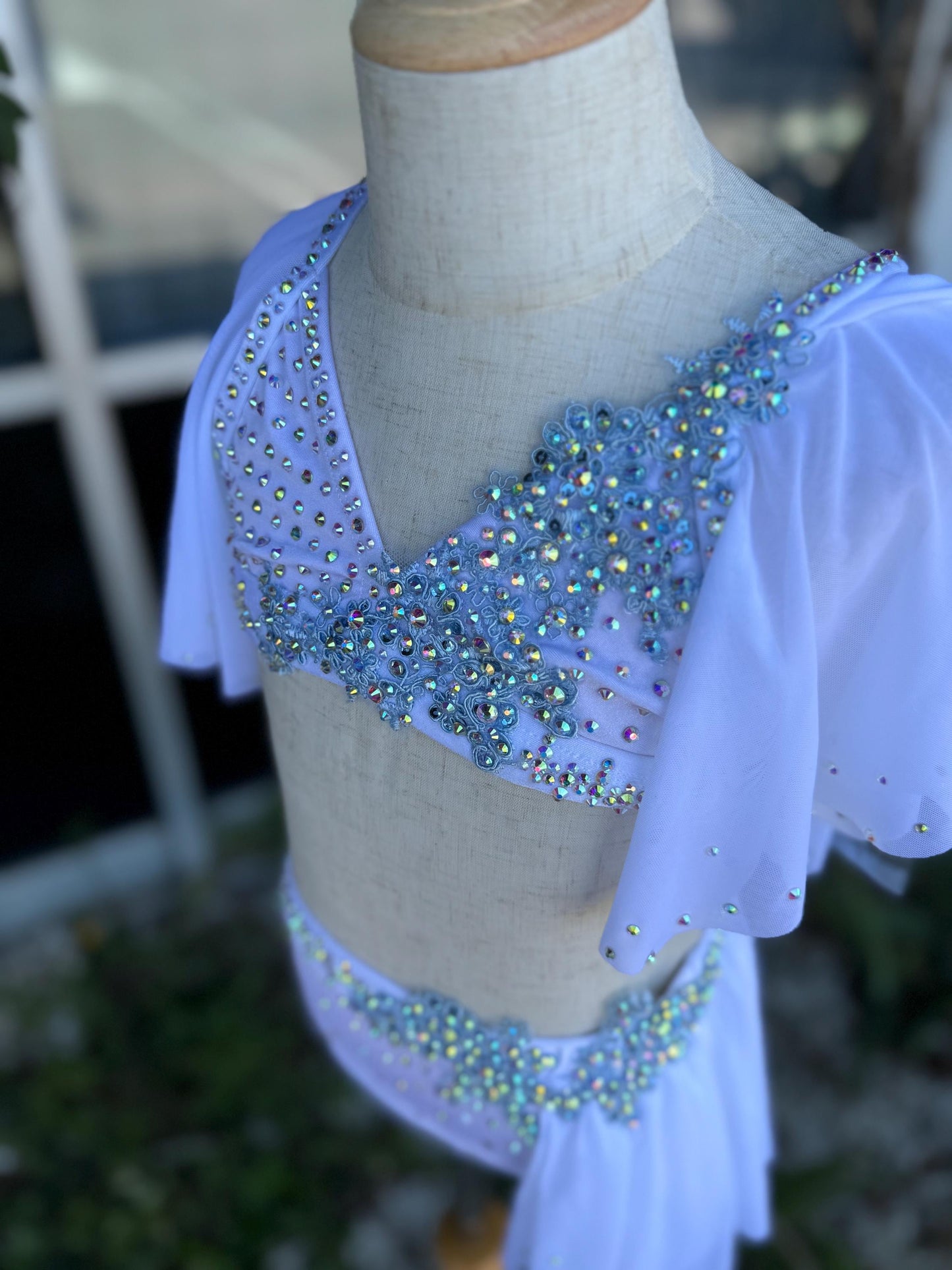 READY-TO-SHIP // Child Small // White Lyrical Costume