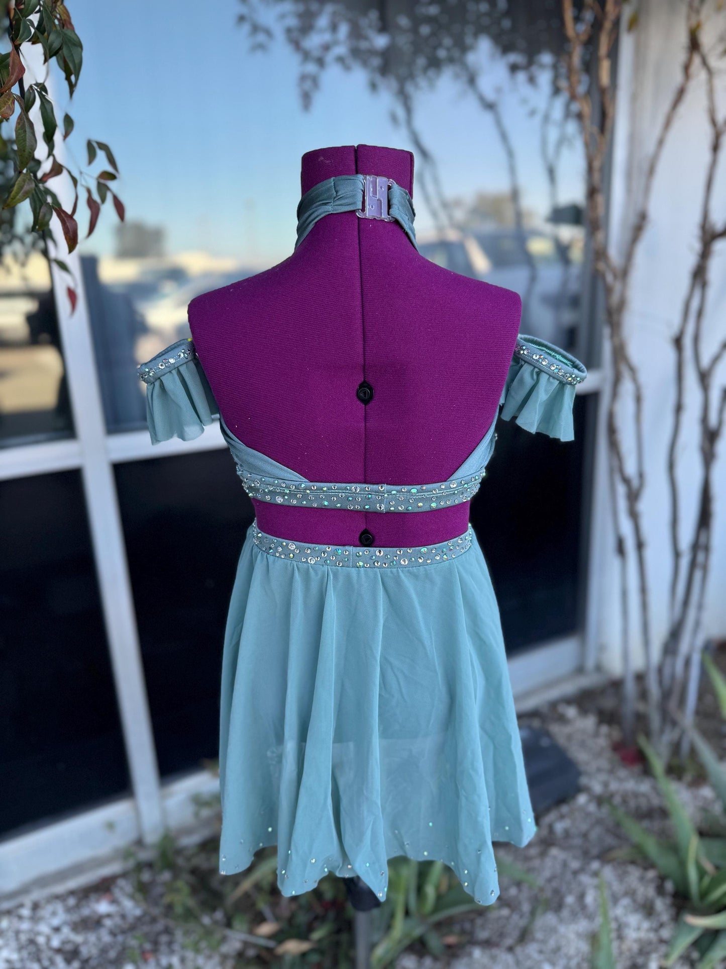 READY-TO-SHIP // Child Medium // Slate Blue/Gray Lyrical Costume