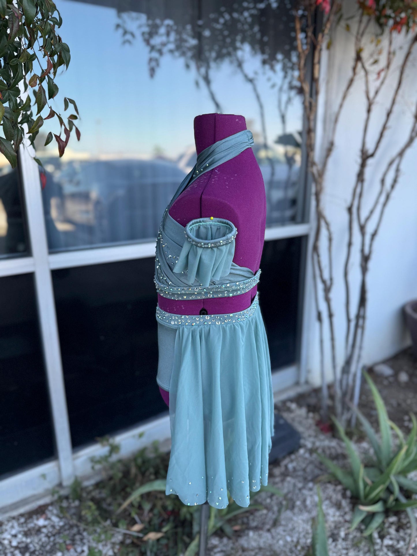 READY-TO-SHIP // Child Medium // Slate Blue/Gray Lyrical Costume