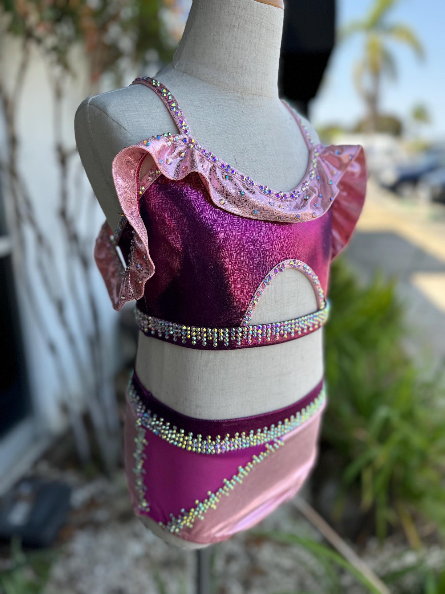 READY-TO-SHIP // Child Small/Medium // Pink & Hot Pink Jazz Costume