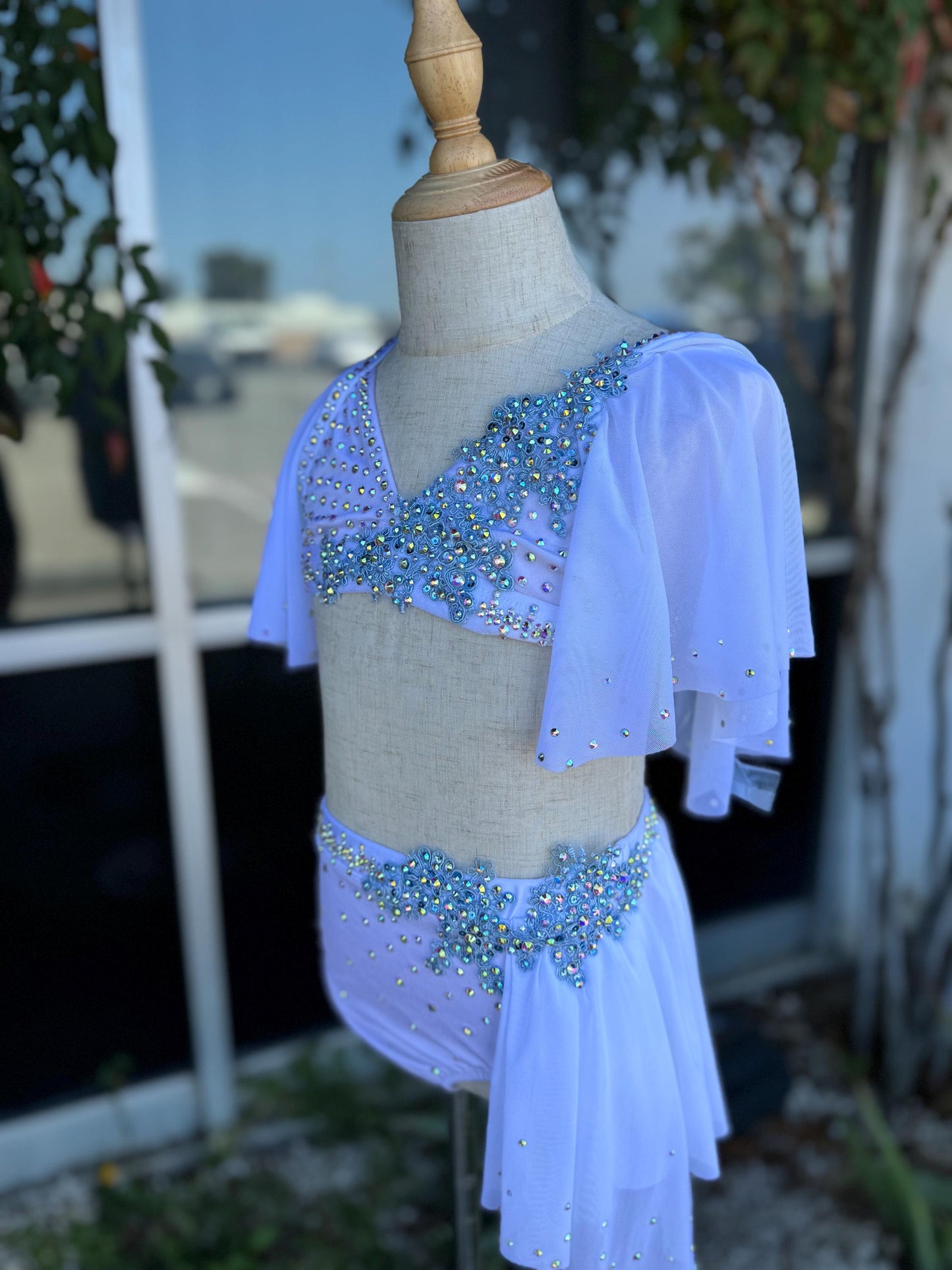 READY-TO-SHIP // Child Small // White Lyrical Costume