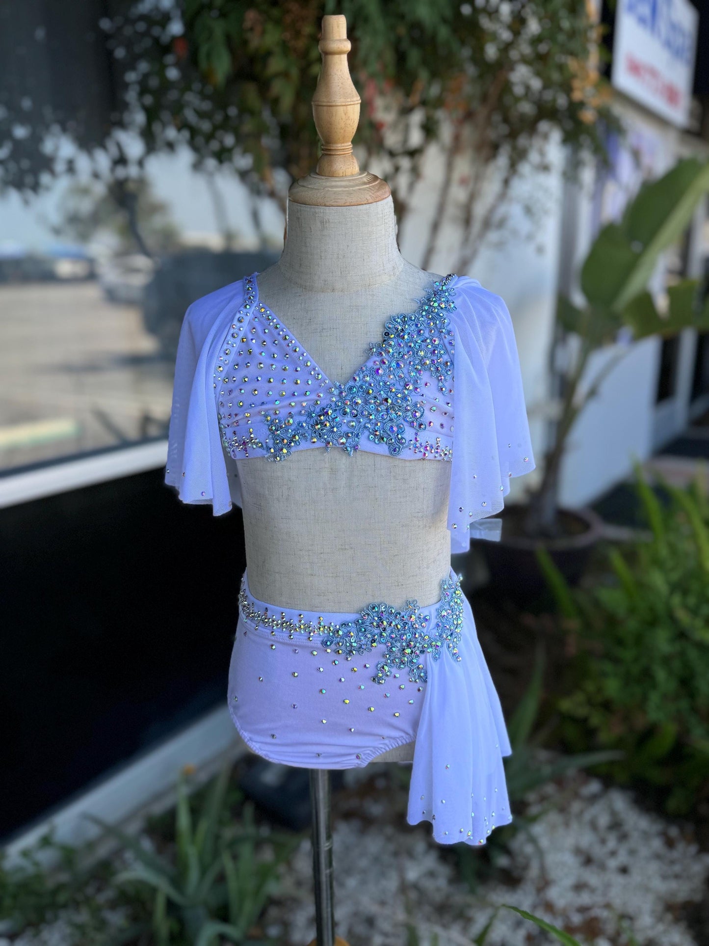 READY-TO-SHIP // Child Small // White Lyrical Costume