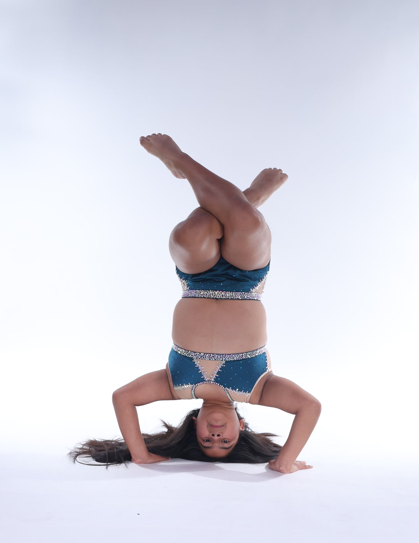 READY-TO-SHIP // Adult X-Small // Deep Teal Jazz Costume