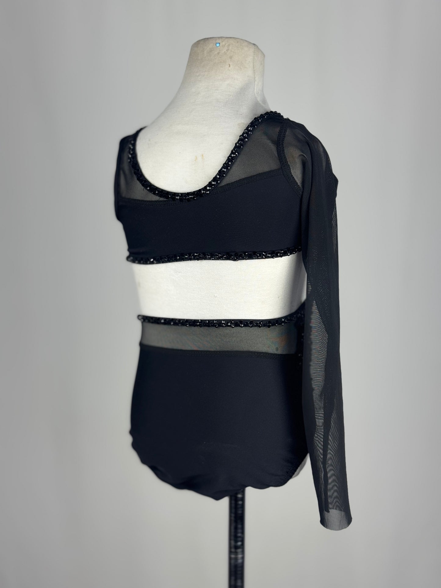 Black Dance Costume, Child X-Small/Small