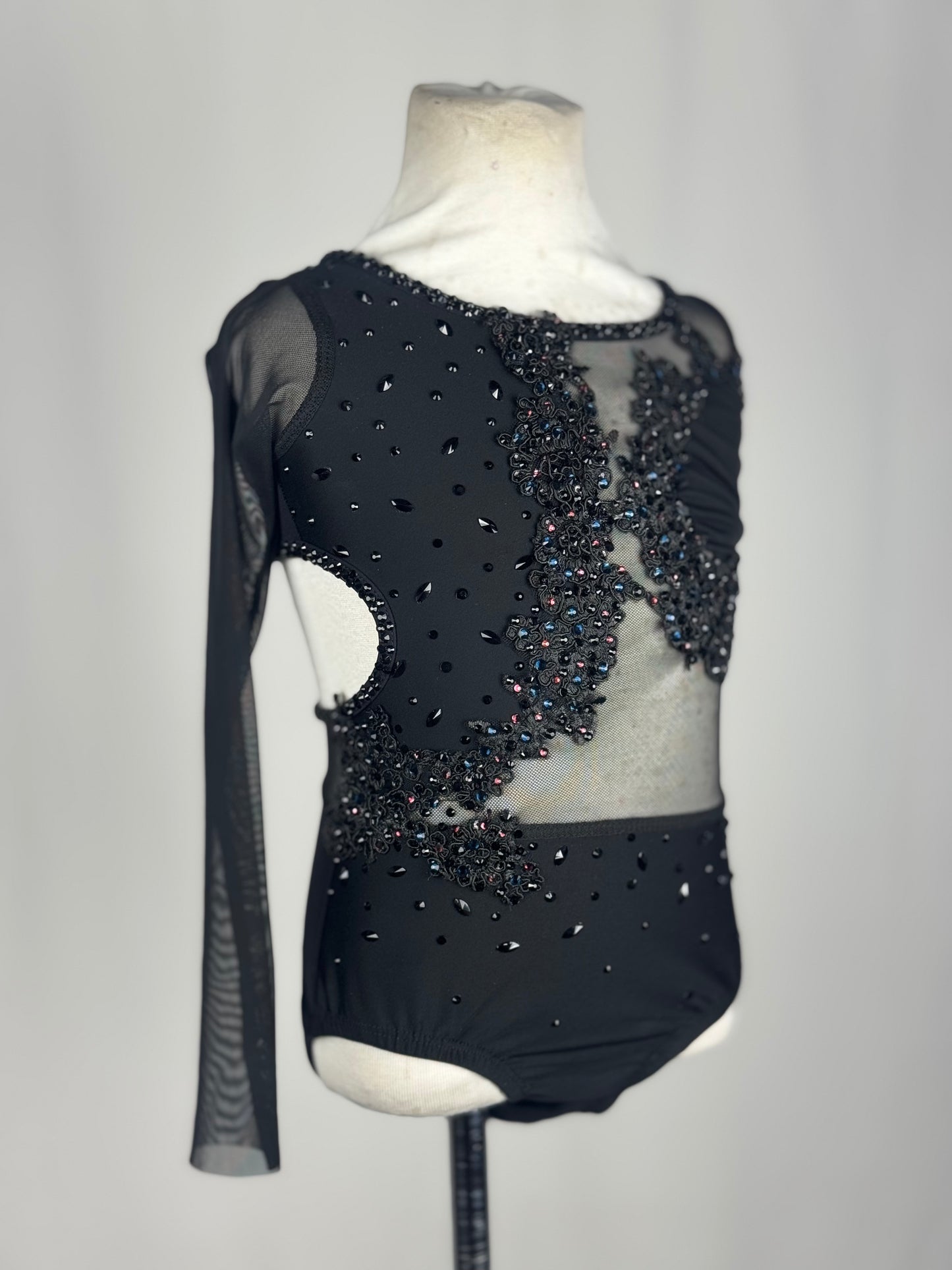 Black Dance Costume, Child X-Small/Small