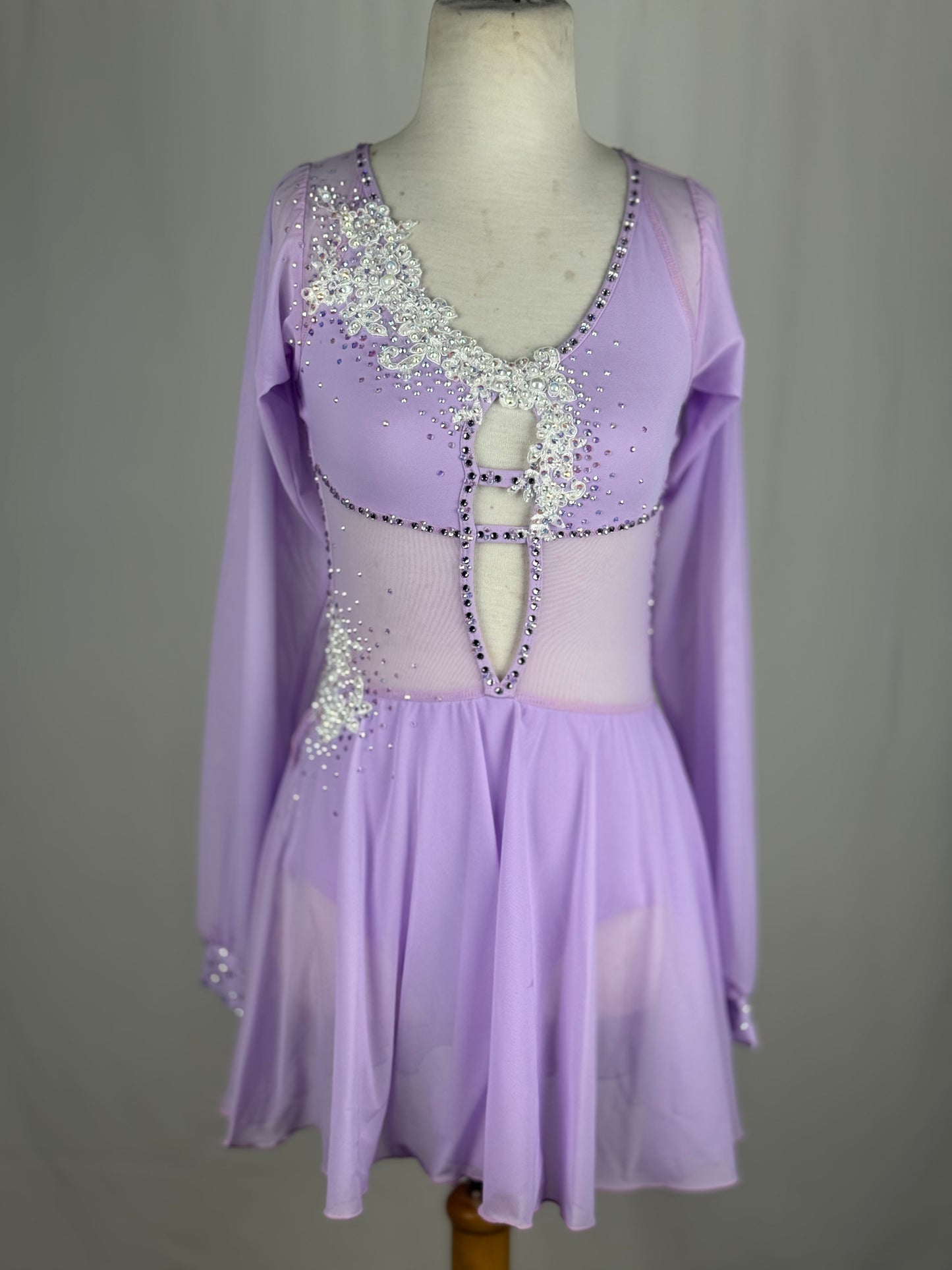 Lilac Lyrical Dance Costume, Child X-Large/Adult X-Small