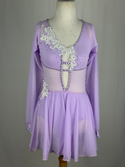Lilac Lyrical Dance Costume, Child X-Large/Adult X-Small