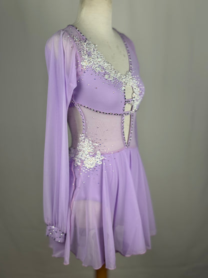 Lilac Lyrical Dance Costume, Child X-Large/Adult X-Small
