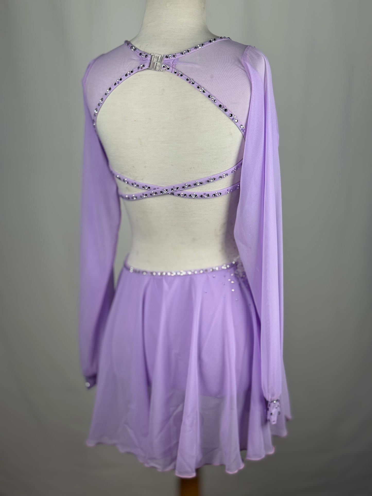 Lilac Lyrical Dance Costume, Child X-Large/Adult X-Small