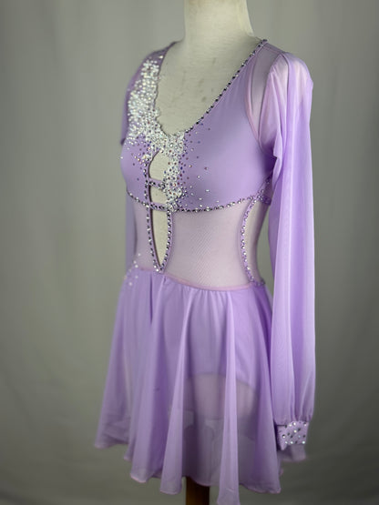 Lilac Lyrical Dance Costume, Child X-Large/Adult X-Small