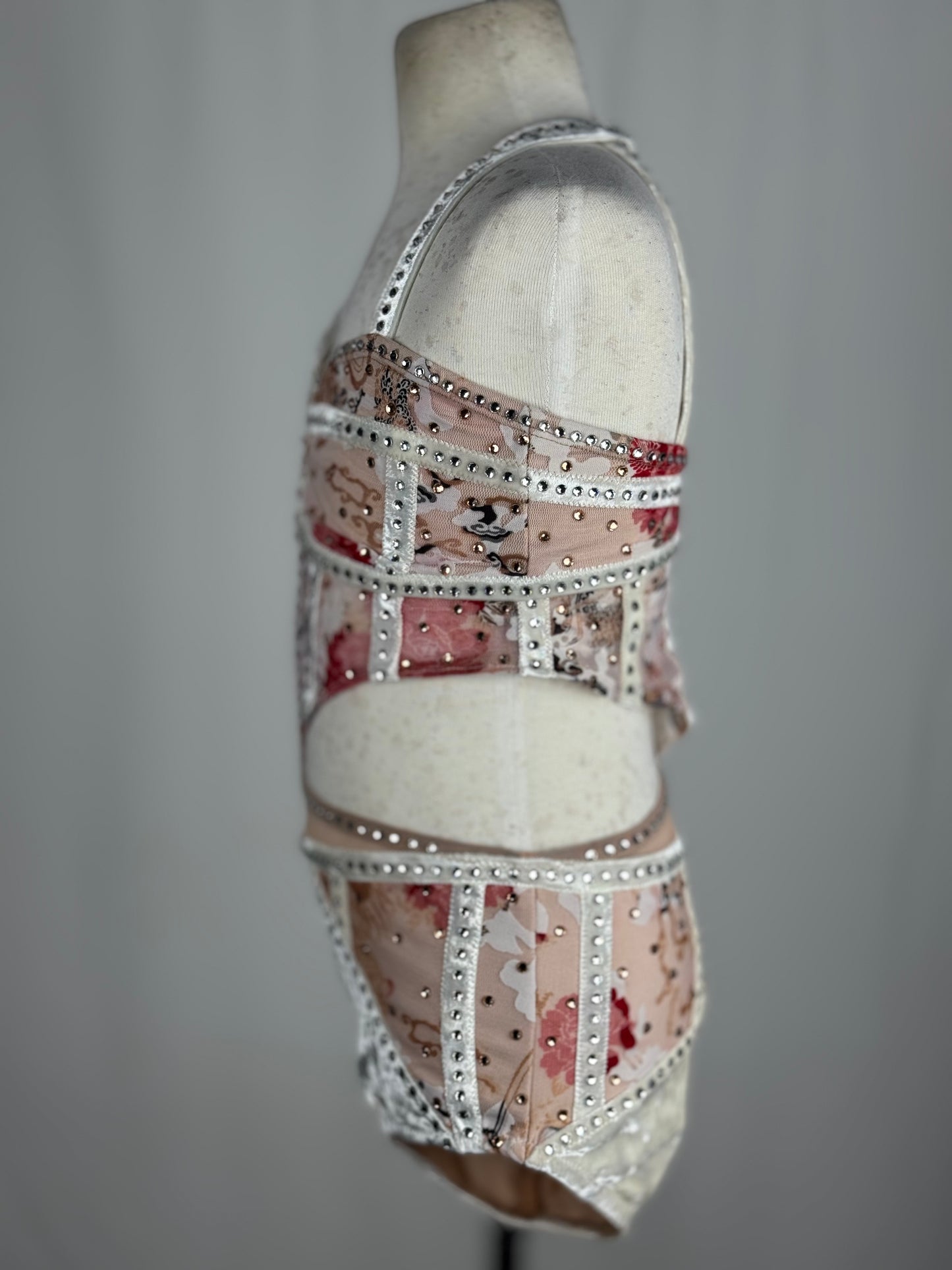 Multicolor Lyrical Dance Costume, Child Large