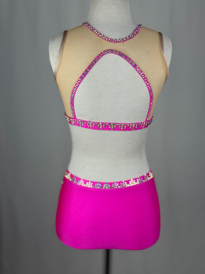 Hot Pink Jazz Dance Costume, Adult X-Small