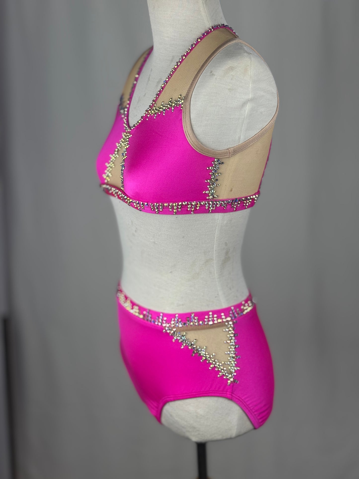 Hot Pink Jazz Dance Costume, Adult X-Small