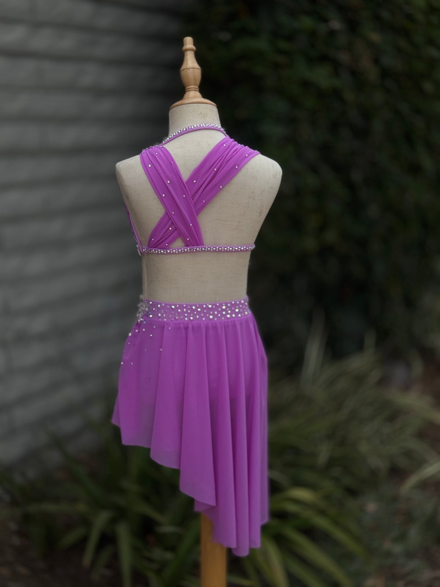 Wild Orchid Two-Piece Lyrical Dance Costume, Child Medium