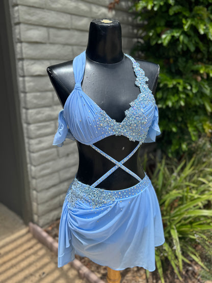 READY-TO-SHIP // Adult X-Small // Blue Lyrical Costume
