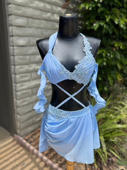 READY-TO-SHIP // Adult X-Small // Blue Lyrical Costume