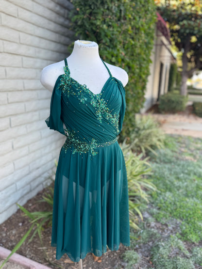 READY-TO-SHIP // Adult XS // Green Lyrical Costume