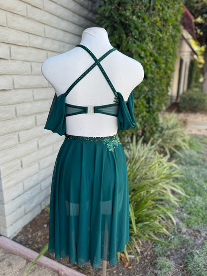 READY-TO-SHIP // Adult XS // Green Lyrical Costume