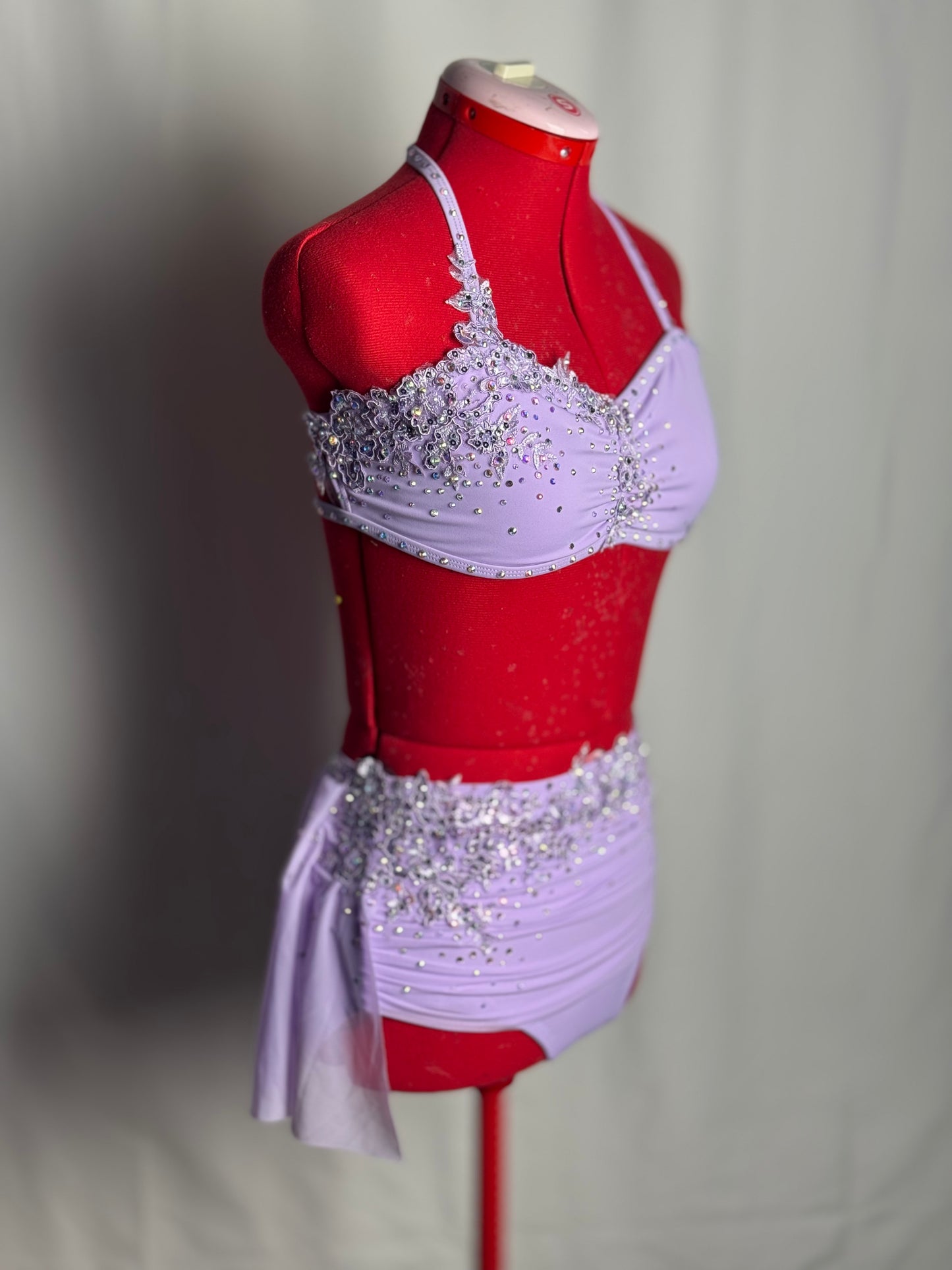 Lilac Lyrical Dance Costume, Adult Small