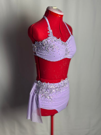 Lilac Lyrical Dance Costume, Adult Small