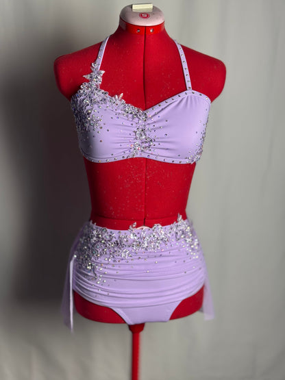 Lilac Lyrical Dance Costume, Adult Small