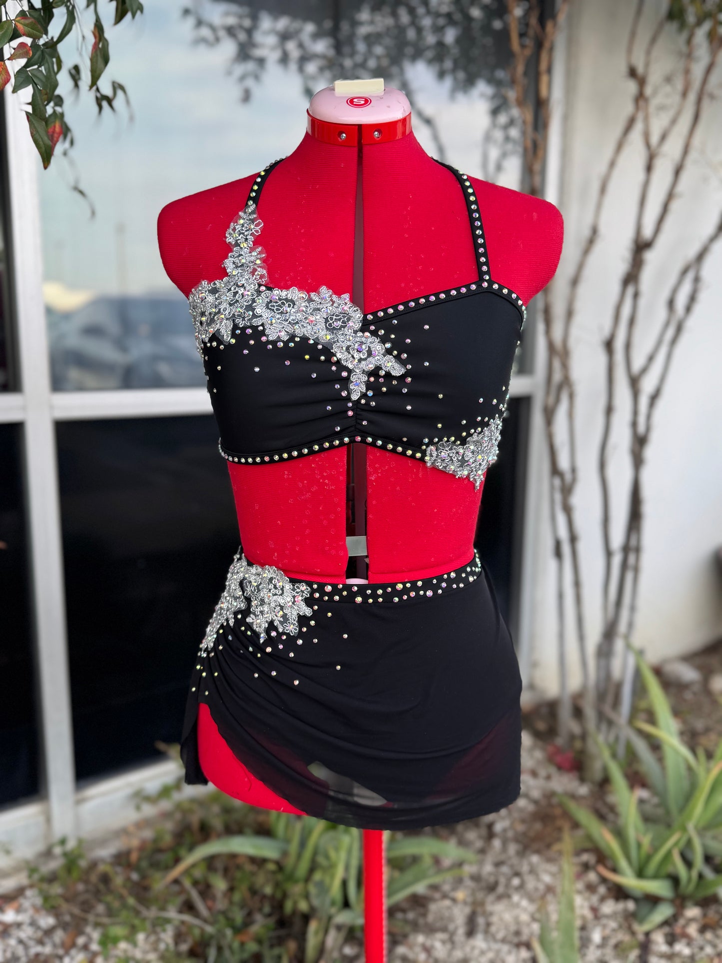 READY-TO-SHIP // Adult Small  // Black Lyrical Costume