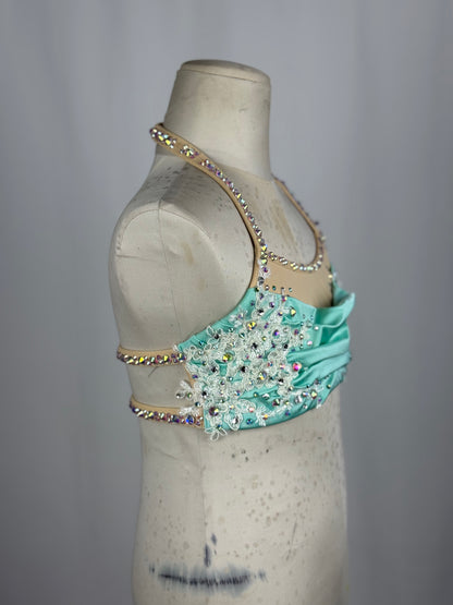 Mint Lyrical Dance Top, Child Large