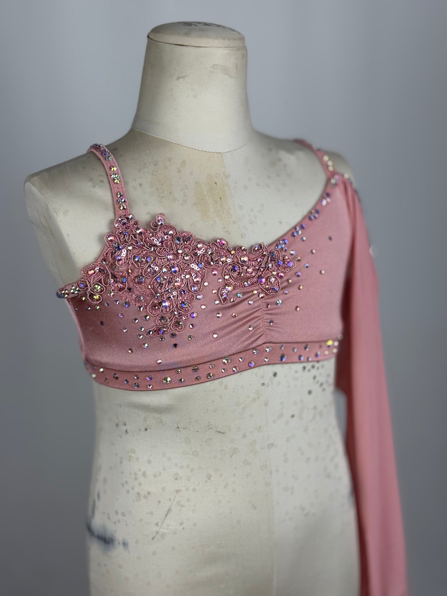 Blush Lyrical Dance Top, Child Medium