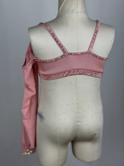 Blush Lyrical Dance Top, Child Medium