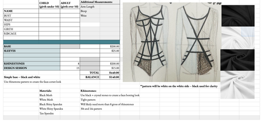 Custom Order Balance // Rhinestones