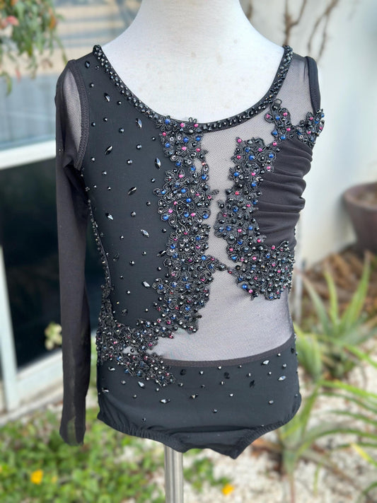READY-TO-SHIP // Child X-Small/Small // Black Dance Costume