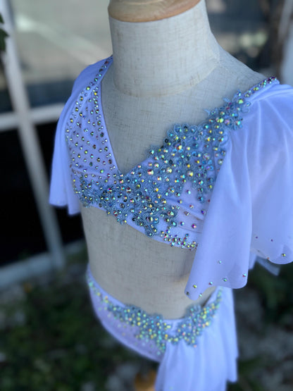 READY-TO-SHIP // Child Small // White Lyrical Costume