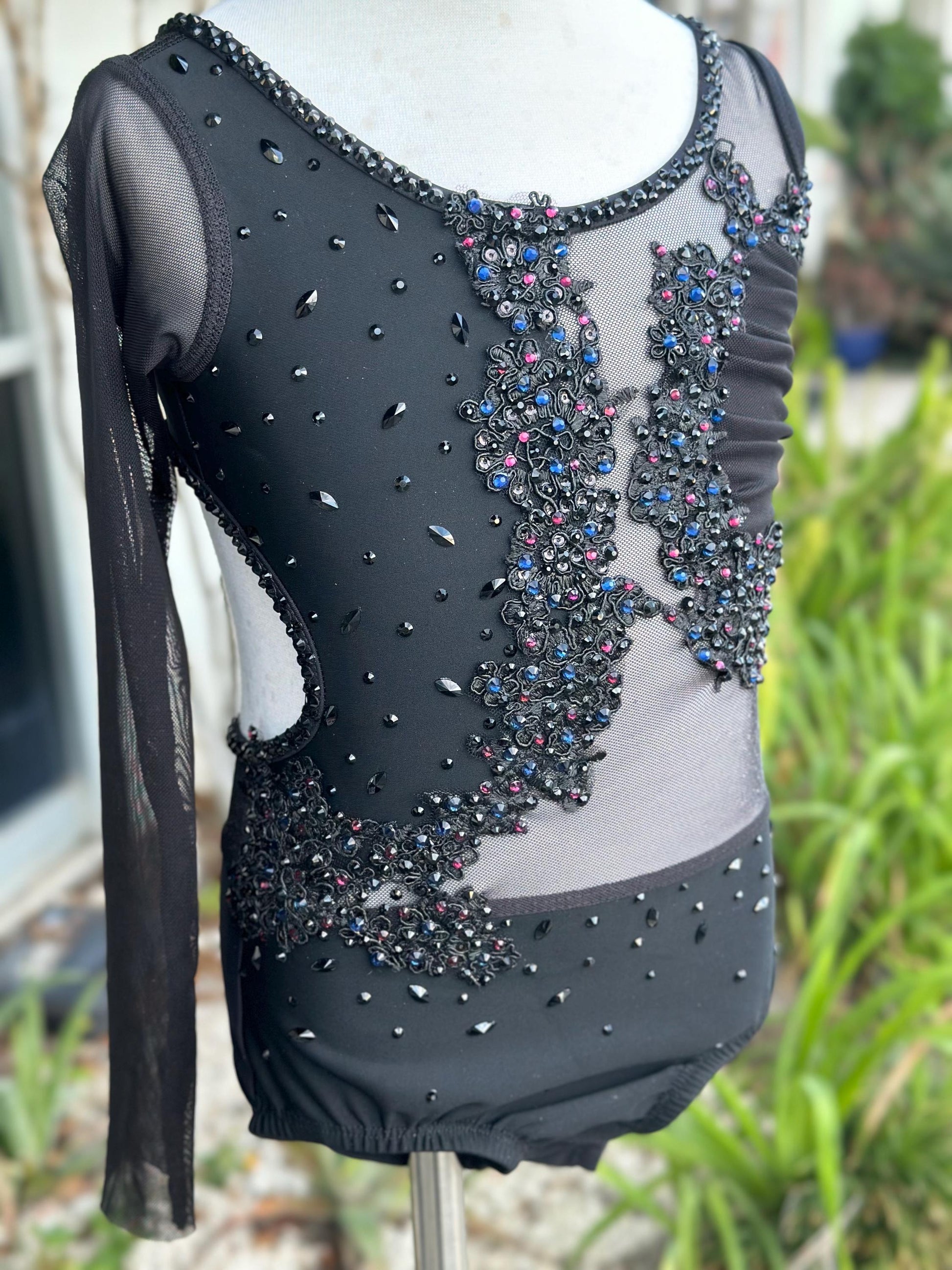 READY-TO-SHIP // Child X-Small/Small // Black Dance Costume