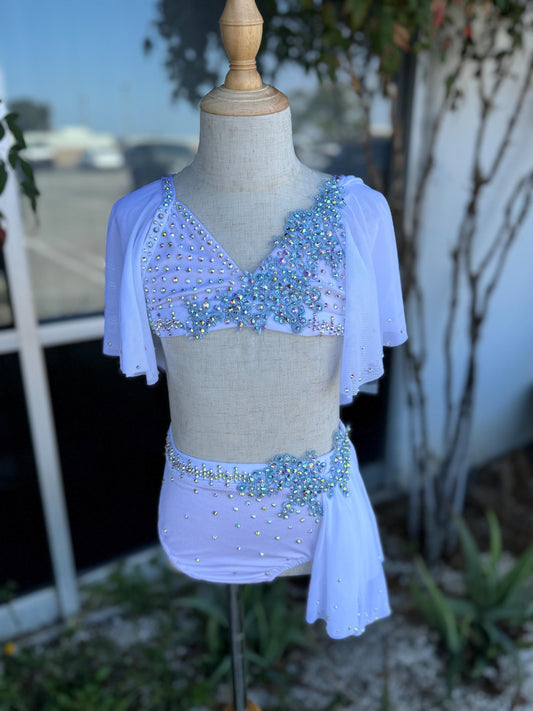READY-TO-SHIP // Child Small // White Lyrical Costume