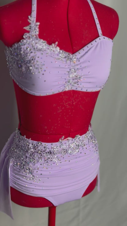 Lilac Lyrical Dance Costume, Adult Small
